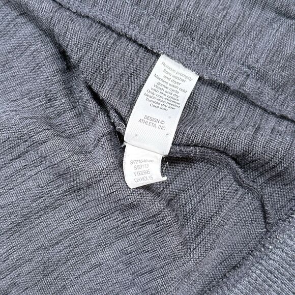 Athleta Blissful Open Front Hooded Wrap Cardigan Sweater Size Large Dark Gray - Picture 8 of 10